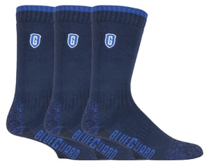 Blueguard - 3 paar werksokken voor laarzen met stalen neus - Blauw
