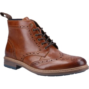 Hush Puppies Joshua Leren Heren Tan Laarzen