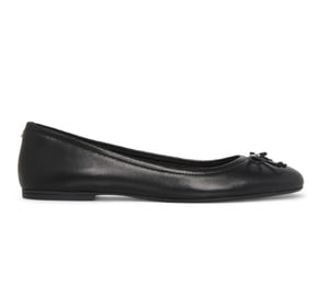 Windsor Smith Zwarte Leren Mocassin Platte Schoenen - Babydoll
