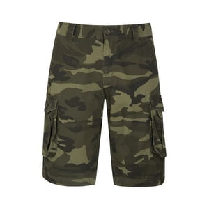 Mountain Warehouse Heren Camo Cargo Shorts (Khaki Groen/Zwart)