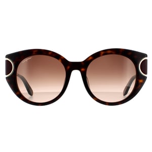 Salvatore Ferragamo zonnebril SF840SA 214 Tortoise Brown gradiënt