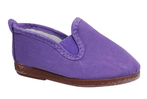 Flossy Style Kinder Paarse Plimsolls