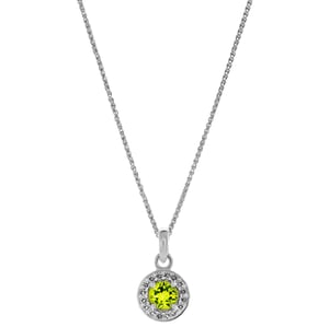 Orphelia 'Bristol' Dames 925 Sterling Zilveren Hangertje met Ketting - Zilver ZH-7579/G
