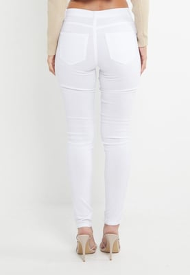 MYT Dames Skinny Super Stretch Chino Wit
