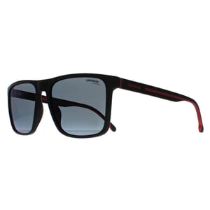 Carrera Rechthoekig Heren Zwart en Rood Bordeaux 8064/S