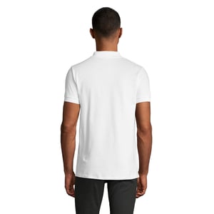 SOLS Heren Portland Poloshirt (Wit/Grijs)