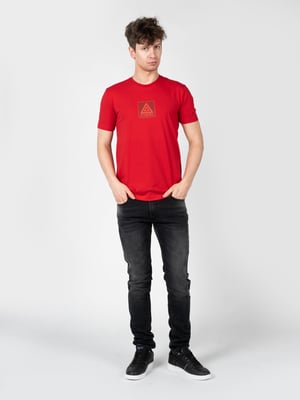 Iceberg T-Shirt C-Neck Mannen rood