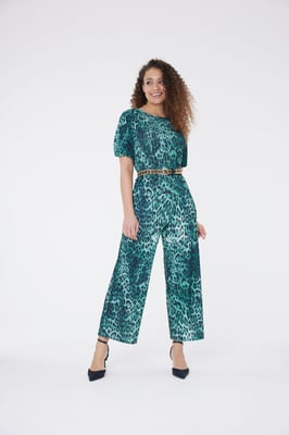 Jumpsuit met luipaardprint Nia