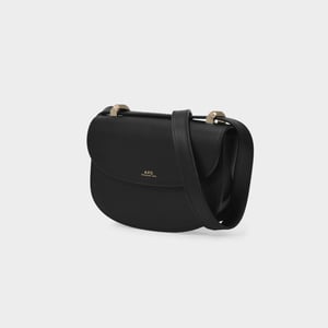 Geneve Mini Hobo Tas - A.P.C. - Leer - Zwart