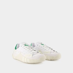 Scuba Stan Craig Green Sneakers in Wit Leer