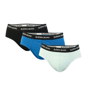 Heren Bjorn Borg Katoenen Stretch Slip 3 Pack in Multi