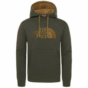The North Face Heren Drew Peak Borduur Hoodie Groen / Brits Kaki