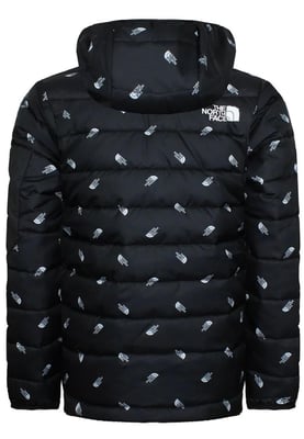 The North Face Junior jongens gewatteerde jas II / TNF zwarte logoprint