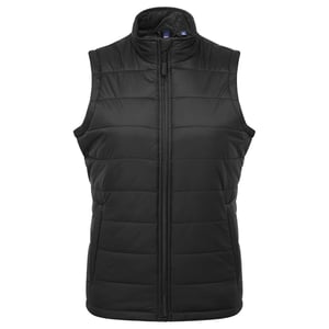 Premier Dames/Dames Recyclight Gilet (Zwart)