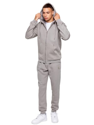 Kruze Heren Zip Hoodie Tracksuit Set