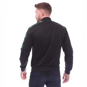 Off White Face Band Slim Track Top voor heren in zwart