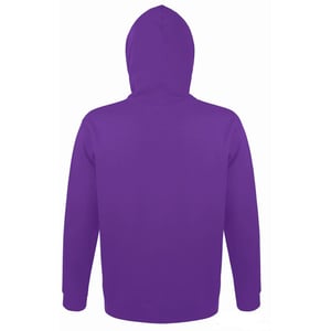 SOLS Snake Unisex Hooded Sweatshirt / Hoodie (Donkerpaars)