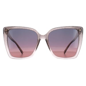 Jimmy Choo LESSIE/S S KON nude glitter grijs fuchsia zonnebril