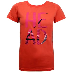 Hoofd Grafisch Dames Koraal T-shirt