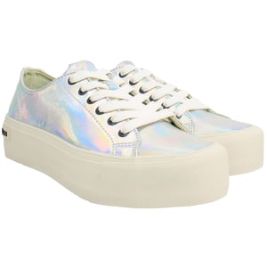 Seavees Monterey Platform Sun Valley Dames Zilveren Schoenen