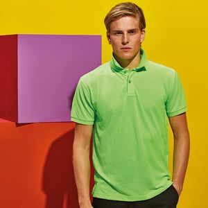 Asquith & Fox Heren Poloshirt met korte mouwen (Kalk)