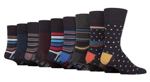 Gentle Grip - Heren 9 Paar Bamboe Sokken Multipack - SOMRM070809