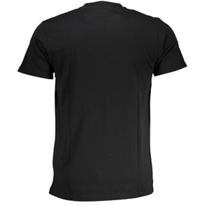 Cavalli Class Slangenhuid Dikke Logo Zwart T-shirt
