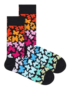 Happy Socks - Bijzondere Vlinder Ontwerp Sokken | Geweldig Cadeau - Vlinder