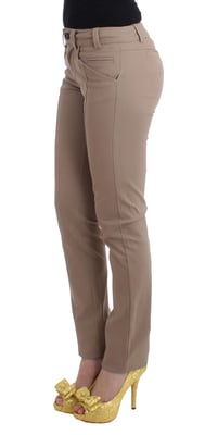 Cavalli Dames Beige slanke jurk broek