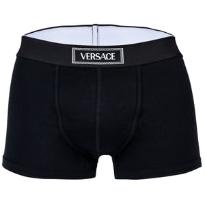 Versace Korte Trunk Jersey Katoen Topeka+Elastische Canete Logo Boxer Shorts
