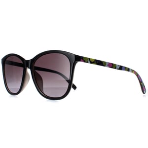 Ted Baker TB1646 Delfi 001 glanzend zwart grijs gradiÃ«nt zonnebril