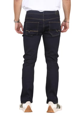 MYT Herenjeans met rechte pijpen, hyperstretch denim in indigo