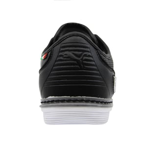 Puma Novellino Scuderia Ferrari Zwart Leer Lace Up Herentrainers 304664 01