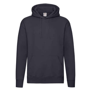 Fruit of the Loom Heren Premium Hoodie (Deep Navy)