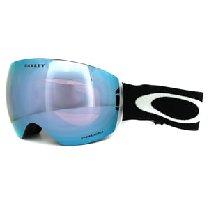Oakley Ski Goggles Flight Deck OO7050-20 Mat Zwart Prizm Sapphire Iridium