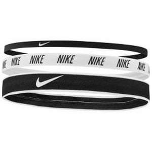 Nike Gemengde breedte hoofdbanden 3 Pakken (Zwart/Wit)