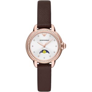 Emporio Armani Mia Dames Horloge Bruin AR11568