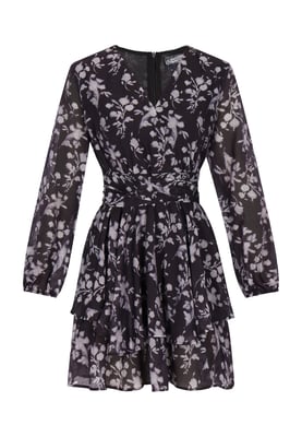 Dreimaster jurk Dames zwart