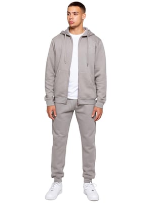 Kruze Heren Zip Hoodie Tracksuit Set