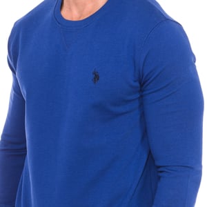 Sweater met lange mouwen en ronde hals 64657 heren