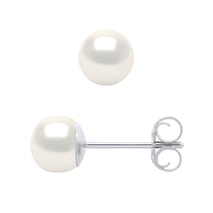 Oorbellen Pearl Zoetwater 5-6mm White 925