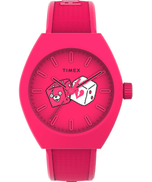 Timex Urban Pop X Fortnite Heren Roze Horloge TW2W96800