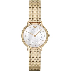 Emporio Armani AR11007 Tweehands Goudkleurig Dameshorloge