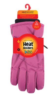 Meisjes Winter Fleece Gevoerde Thermische Ski Sneeuw Handschoenen - Roze