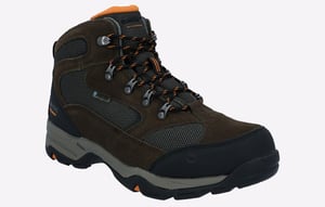 Hi-Tec Storm Heren Wandelschoenen Van Donkerbruin Suède