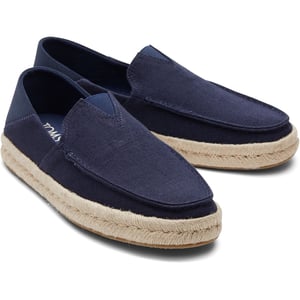 TOMS Alonso Jute Heren Espadrilles Navy