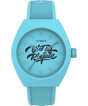 Timex Urban Pop X Fortnite Heren Blauwe Horloge TW2W96900