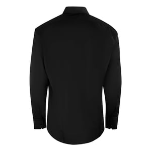 Aquascutum effen wit overhemd met lange mouwen