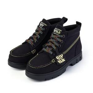 Kickers Hi x Lucy Dames Zwart Laarzen