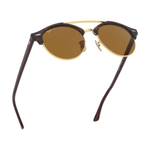 Clubround Double Bridge zonnebril unisex volwassene RB43469903351